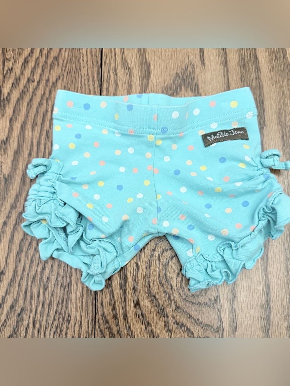 Matilda Jane 2Y Dream Chasers Sprinkle Candy Shorties Polkadot Ruffle Shorts TT